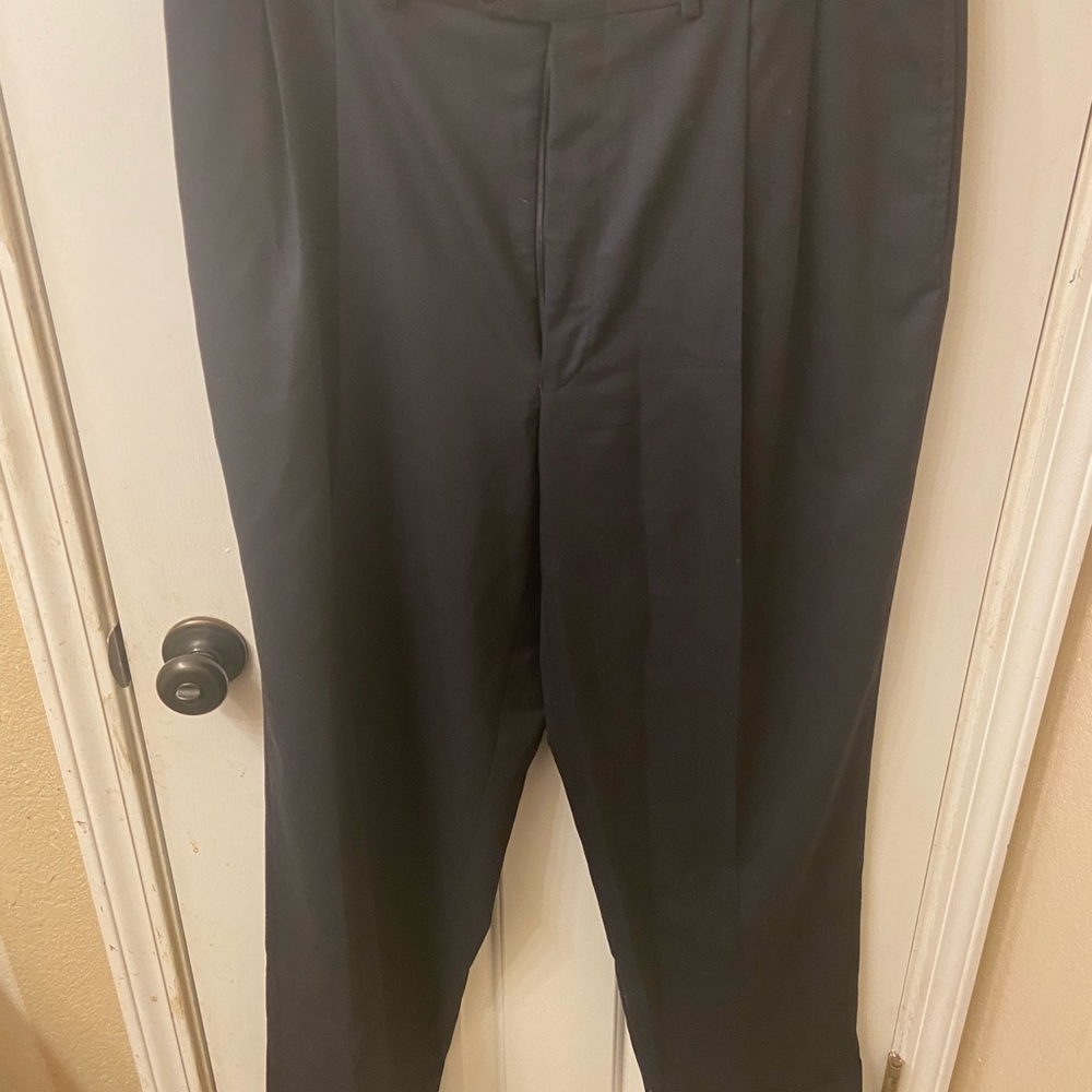 Ralph Lauren Black Dress Pants Classic Style 40”x32” Wool